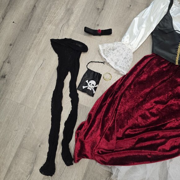 Women's InCharacter Pirate Costume Gasparilla Cosplay Disney Cruise Halloween - Picture 13 of 16